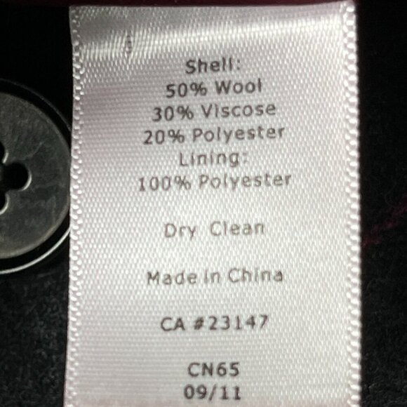 Talbots Blazer Womens Size 10 Wool Blend Career Kate Fit Plaid Jacket - Picture 5 of 5